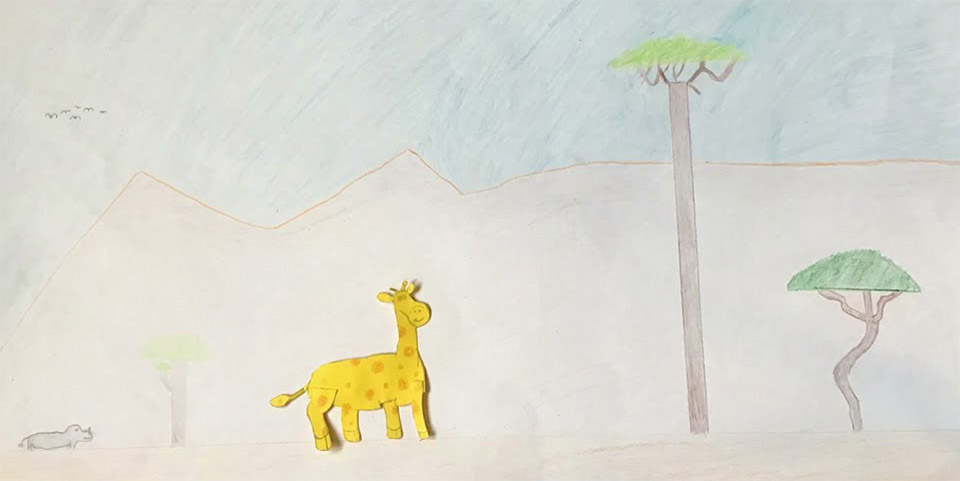 Why does the giraffe have a long neck? - ANIMOK animation competition for schools 2021